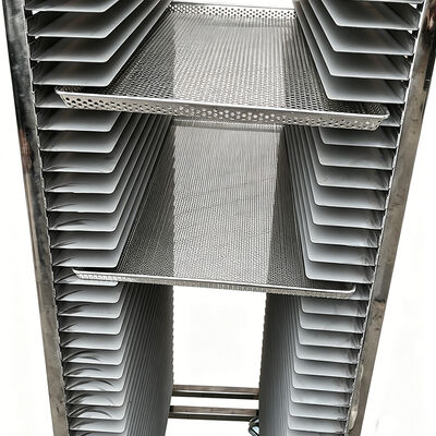 ชั้น อาหาร เกรด 304 316 สแตนเลส Mesh การแห้ง การเย็น การห้าม Pan Shelf คาร์ตรถคัน 600x400 เบเกอรี่ racks