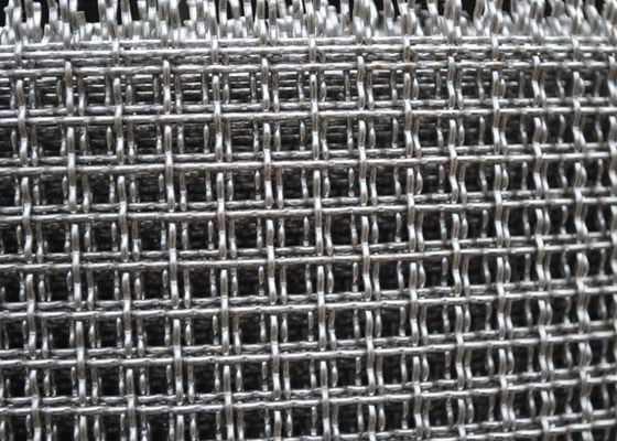 องค์การอาหารและยา 304 ลวดตาข่ายสแตนเลส Gi ลวดตาข่าย Crimped สำหรับบาร์บีคิวอบแห้ง