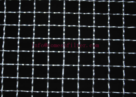 304 316 Sea Grade Crimped Mesh 1.2mm 1.5mm เส้นผ่าศูนย์กลางลวดที่มีขนาดรู 10 มม
