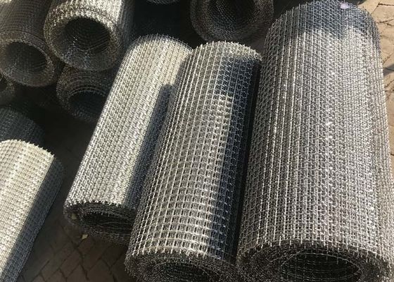 304 316 ตาข่ายลวดสแตนเลส, ตาข่ายลวด Crimped คู่สำหรับการตกแต่ง