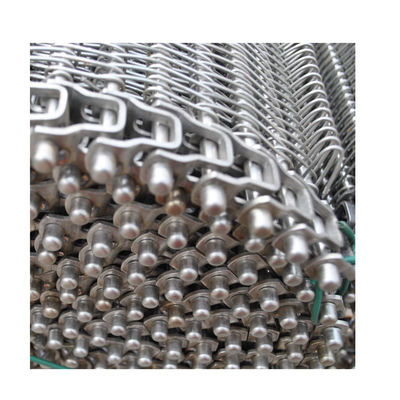 100mm-3000mm ความกว้าง Flat Wire Mesh คอนเวียร์เบลท์ล็อค Edge 1m-100m ความยาว