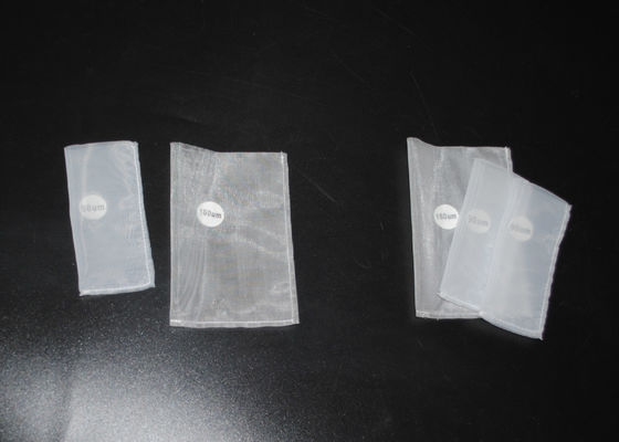ตาข่ายไนล่อนถุงนม Rosin Nut เย็บพับสองเท่าสำหรับการกรองของเหลว