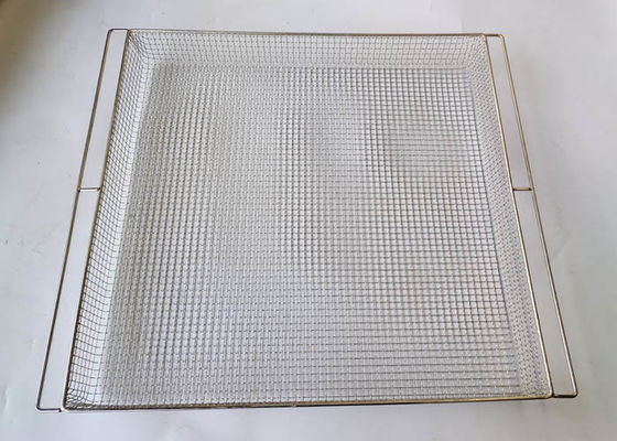 Oem Bbq Grill Mesh 2mm Hole ถาดอบสแตนเลส 18x26 นิ้ว