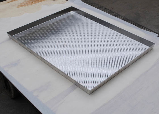 เครื่องมือทำอาหารในครัวแบบกำหนดเอง Biscuit Perforated Aluminium Baking Tray