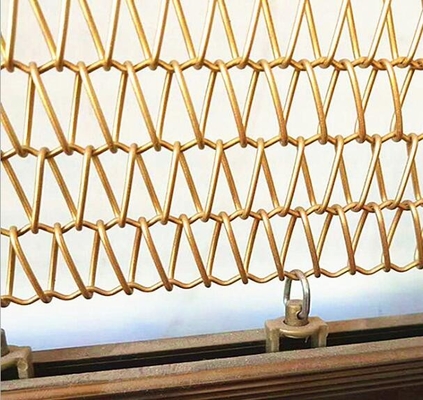ราคาดี หน้าจอเตาผิง 20mm Chain Link Curtain Aluminium Stainless Steel Spiral Metal Mesh ออนไลน์